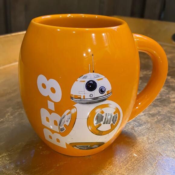BB-8 Astromech Droid Orange Coffee Mug, Large & Heavy! - Picture 1 of 6